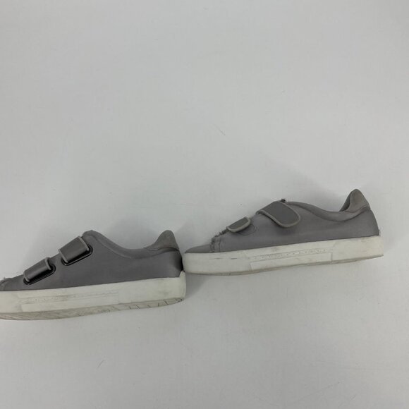 Joie Diata Satin silver platform Velcro sneakers 37.5 - Picture 3 of 16